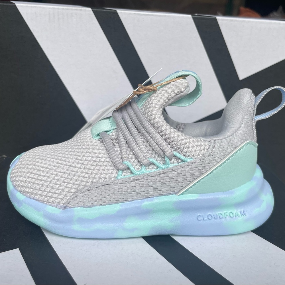 adidas Kids Sneakers - Gray and Light Blue